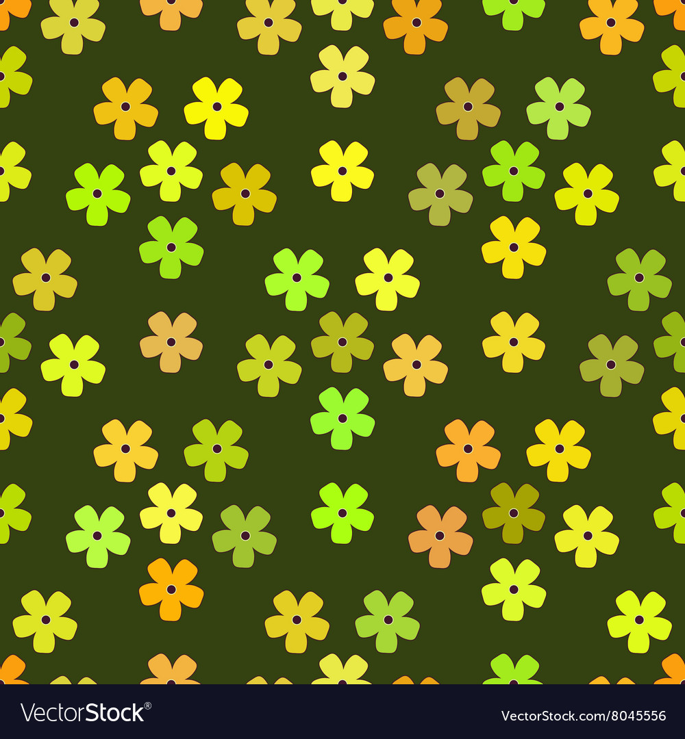 Floral background seamless pattern