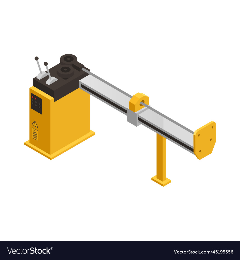 Industrial cross beam composition Royalty Free Vector Image