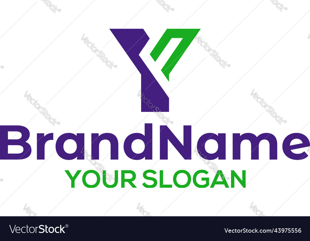 Initial y with negative space f