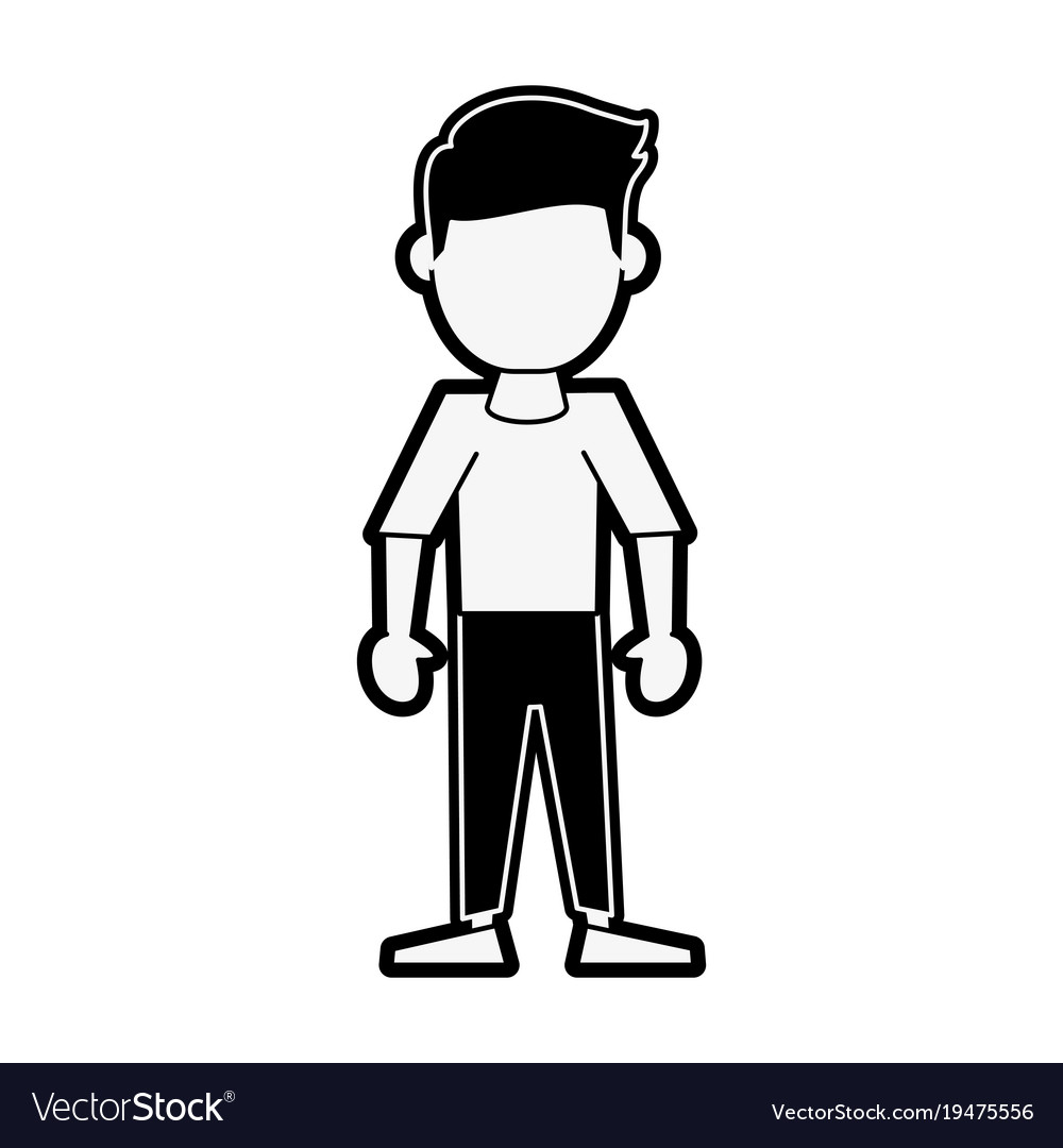 Man avatar cartoon Royalty Free Vector Image - VectorStock