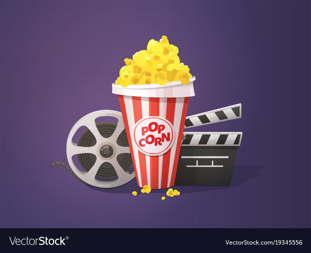 Movie cinema concept Royalty Free Vector Image