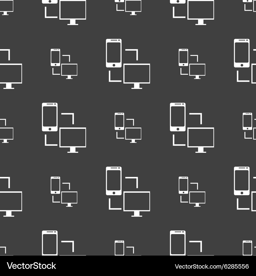 Synchronization sign icon communicators sync Vector Image