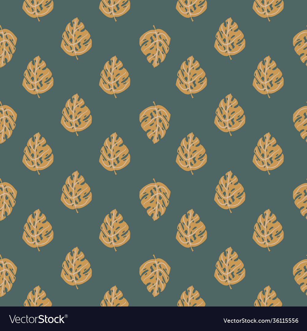 Tropic abstract seamless pattern with botanic vector image Tropic abstract seamless pattern with botanic