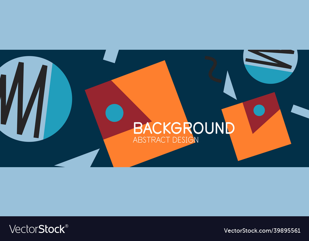 Abstract background blocks lines triangles vector image Abstract background blocks lines triangles