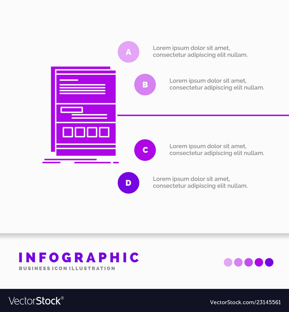 Browser dynamic internet page responsive vector image Browser dynamic internet page responsive