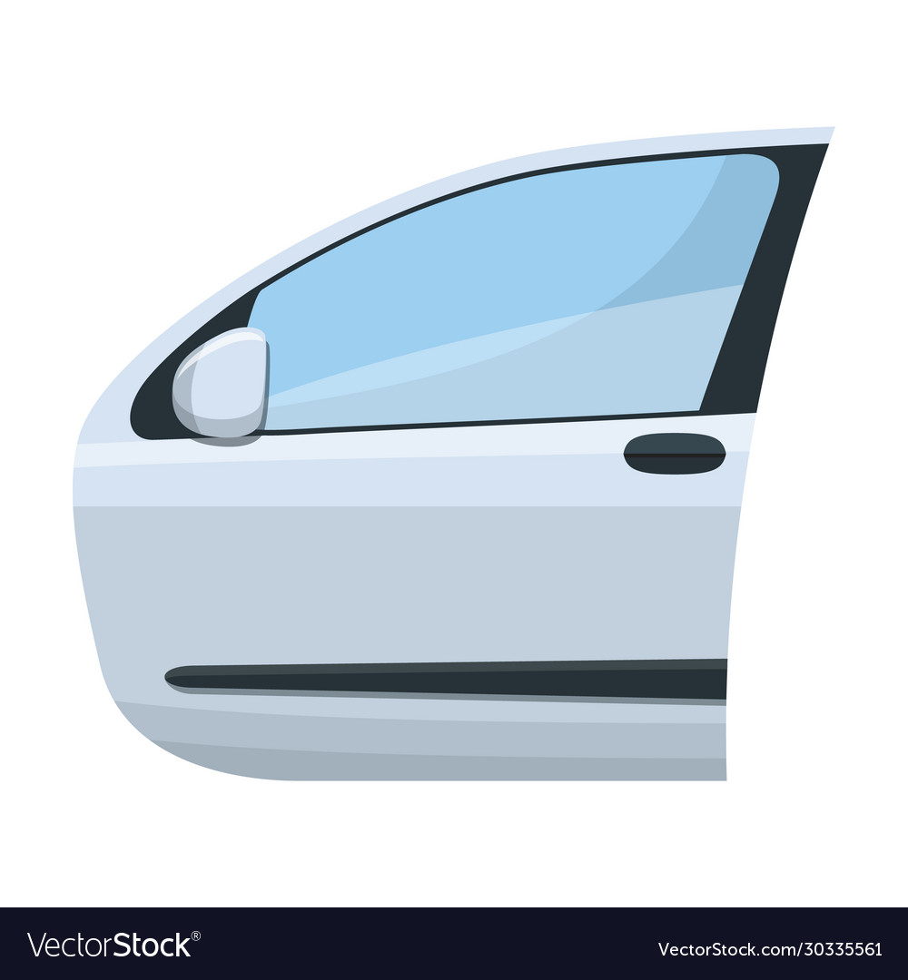 Car door iconcartoon icon isolated Royalty Free Vector Image Car door iconcartoon icon isolated Royalty Free Vector Image