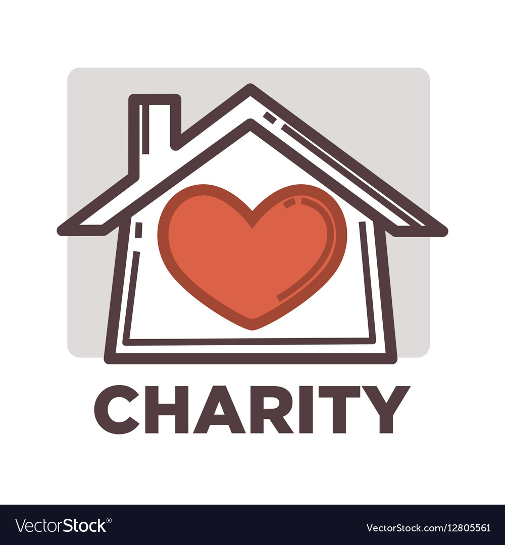 Donation and volunteer work icon Royalty Free Vector Image