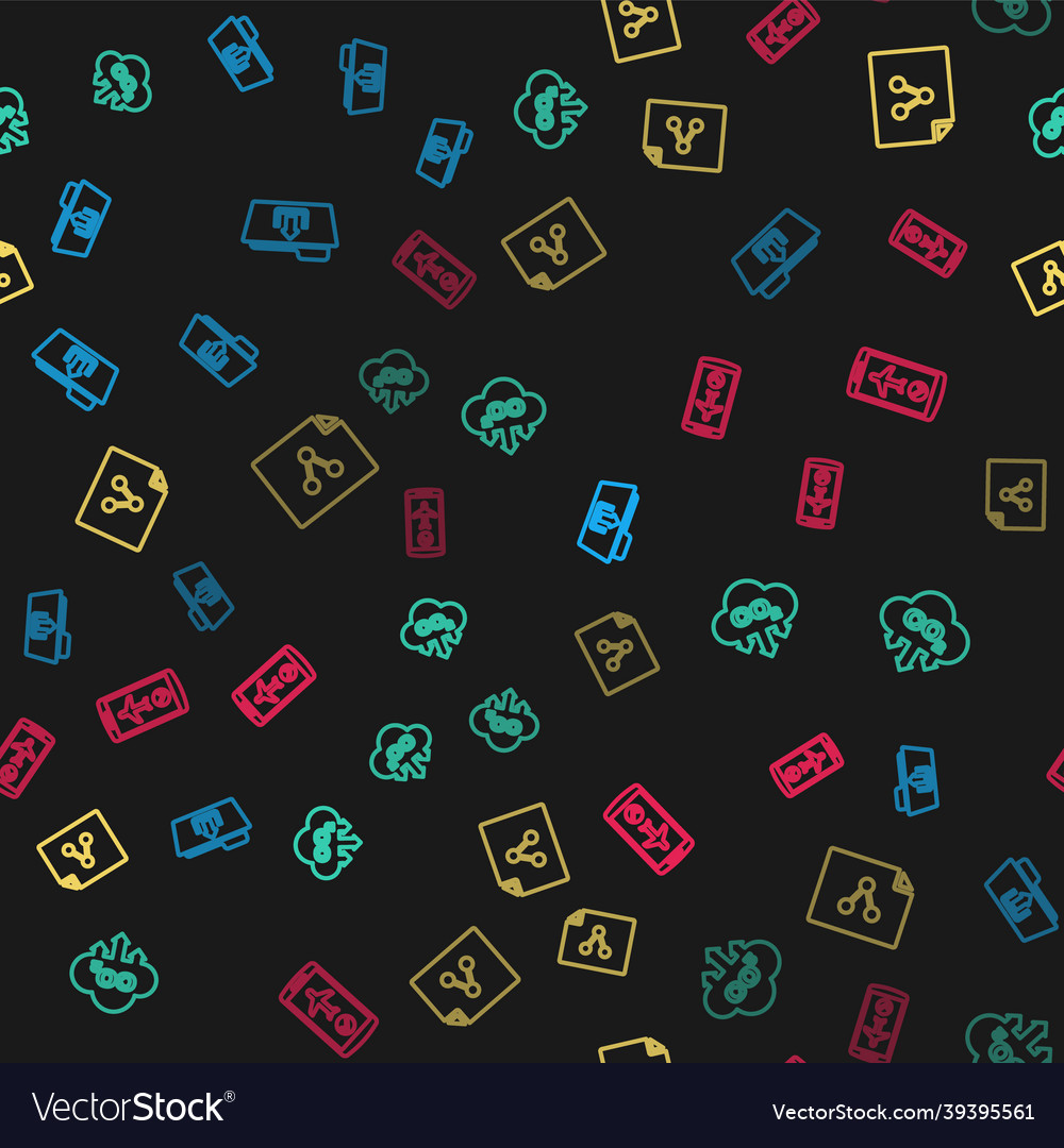 Set line folder upload co2 emissions in cloud vector image Set line folder upload co2 emissions in cloud