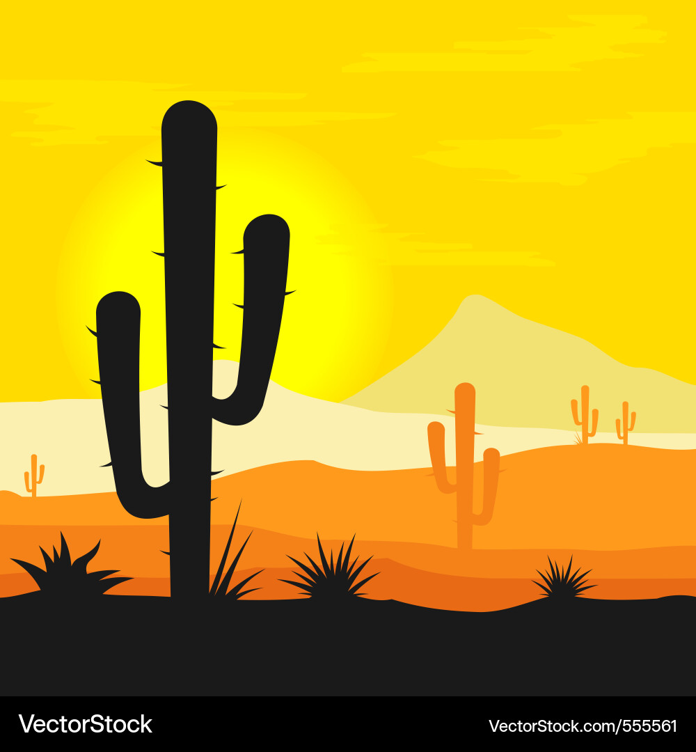 Sunset background Royalty Free Vector Image - VectorStock