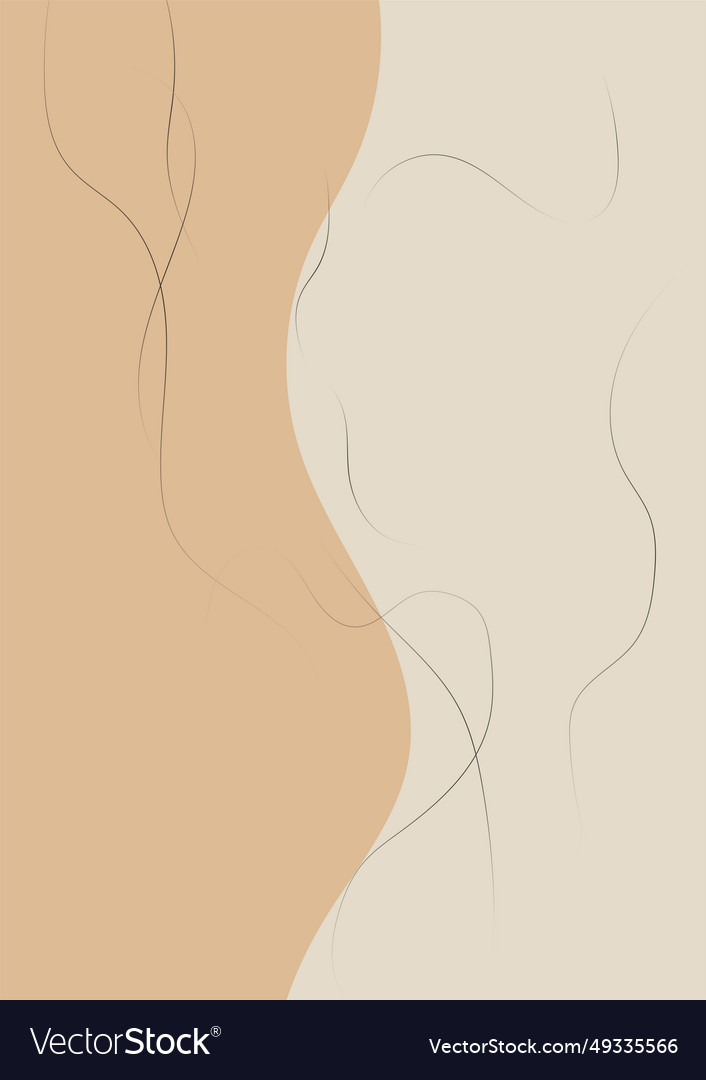 Abstract art background that uses curved lines vector image Abstract art background that uses curved lines