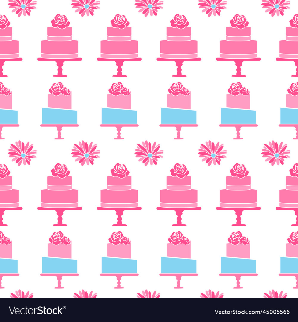 Cake pattern background texture design vector image Cake pattern background texture design