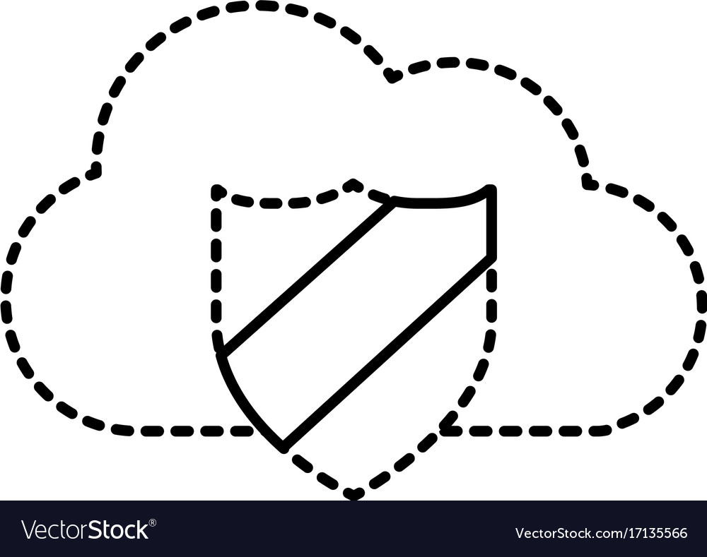 Dotted shape cloud data center with security