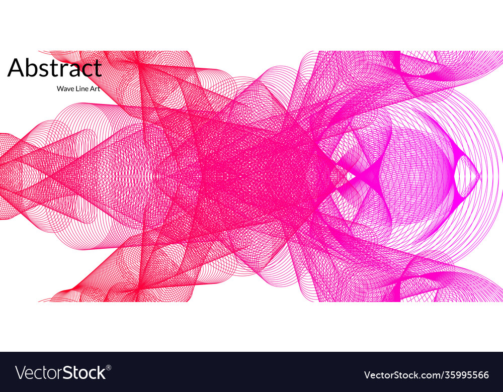 Modern abstract background with wavy lines