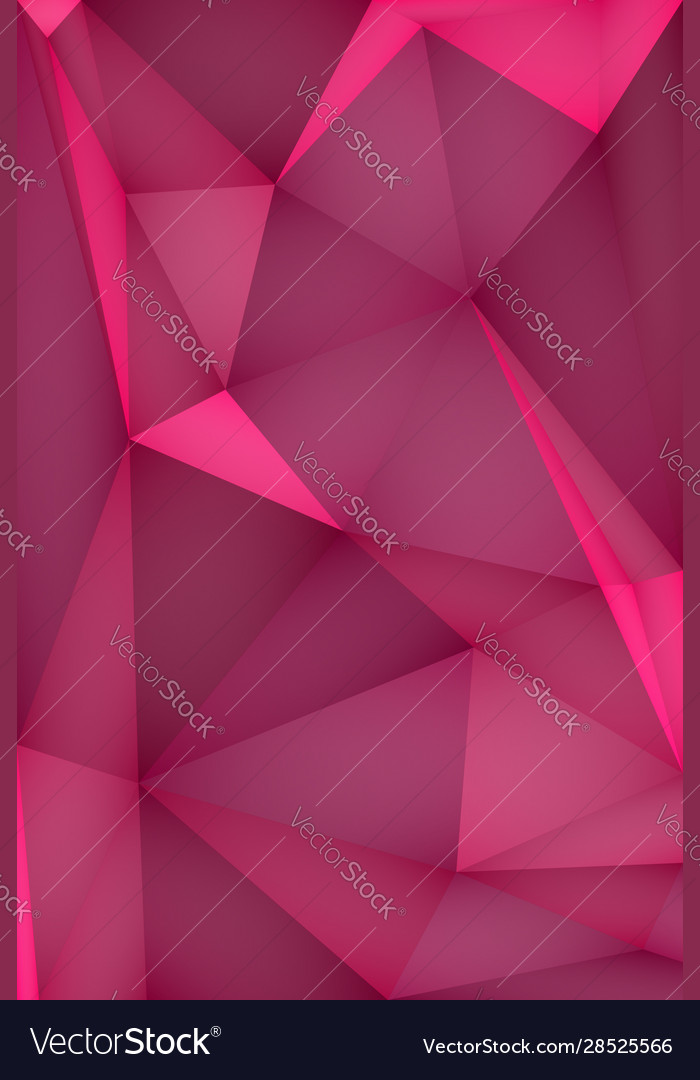 Multi-color geometric triangular low poly vector image Multi-color geometric triangular low poly