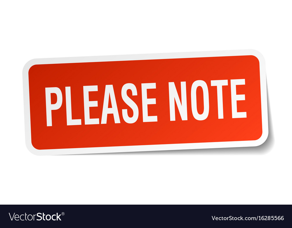 Please note square sticker on white