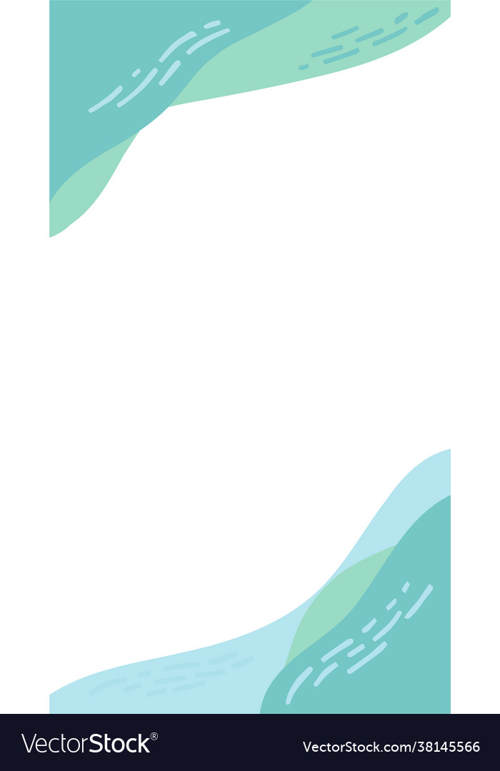 Vertical background with abstract shape waves vector image Vertical background with abstract shape waves
