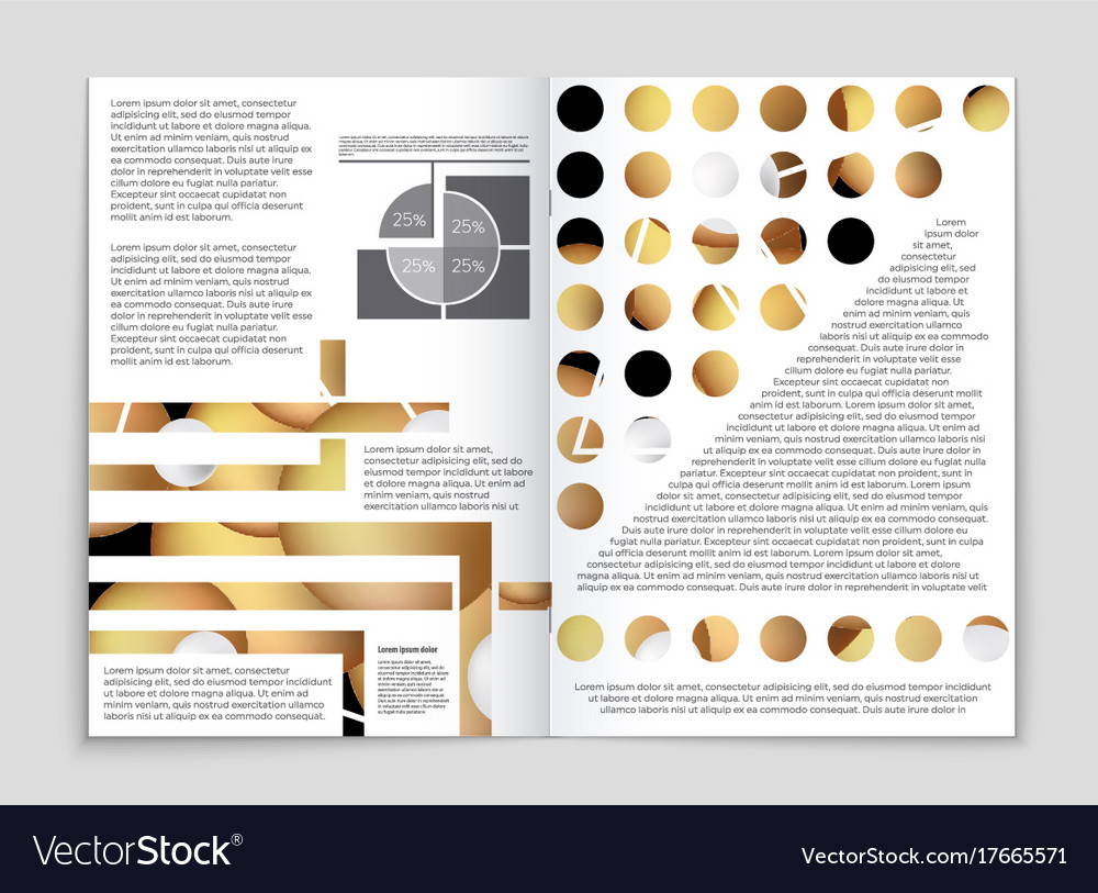 Abstract layout background set for art