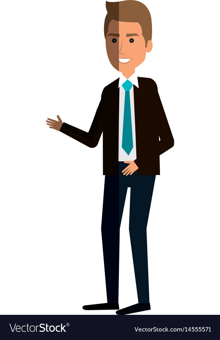 Businessman avatar character icon