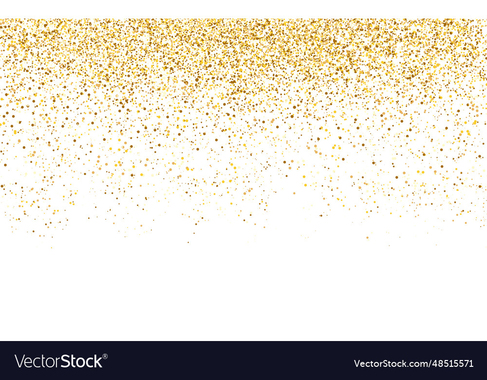 Confetti gold yellow shiny circles greeting card