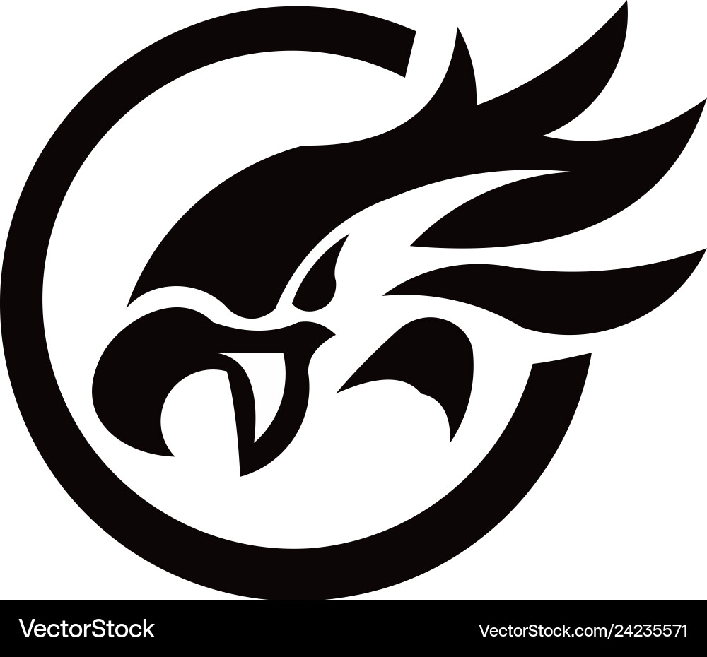 Eagle bird logo Royalty Free Vector Image - VectorStock