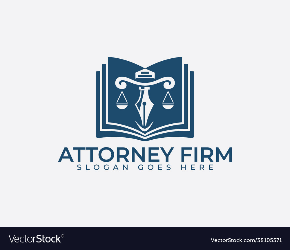 Law firm logo design lawyer template