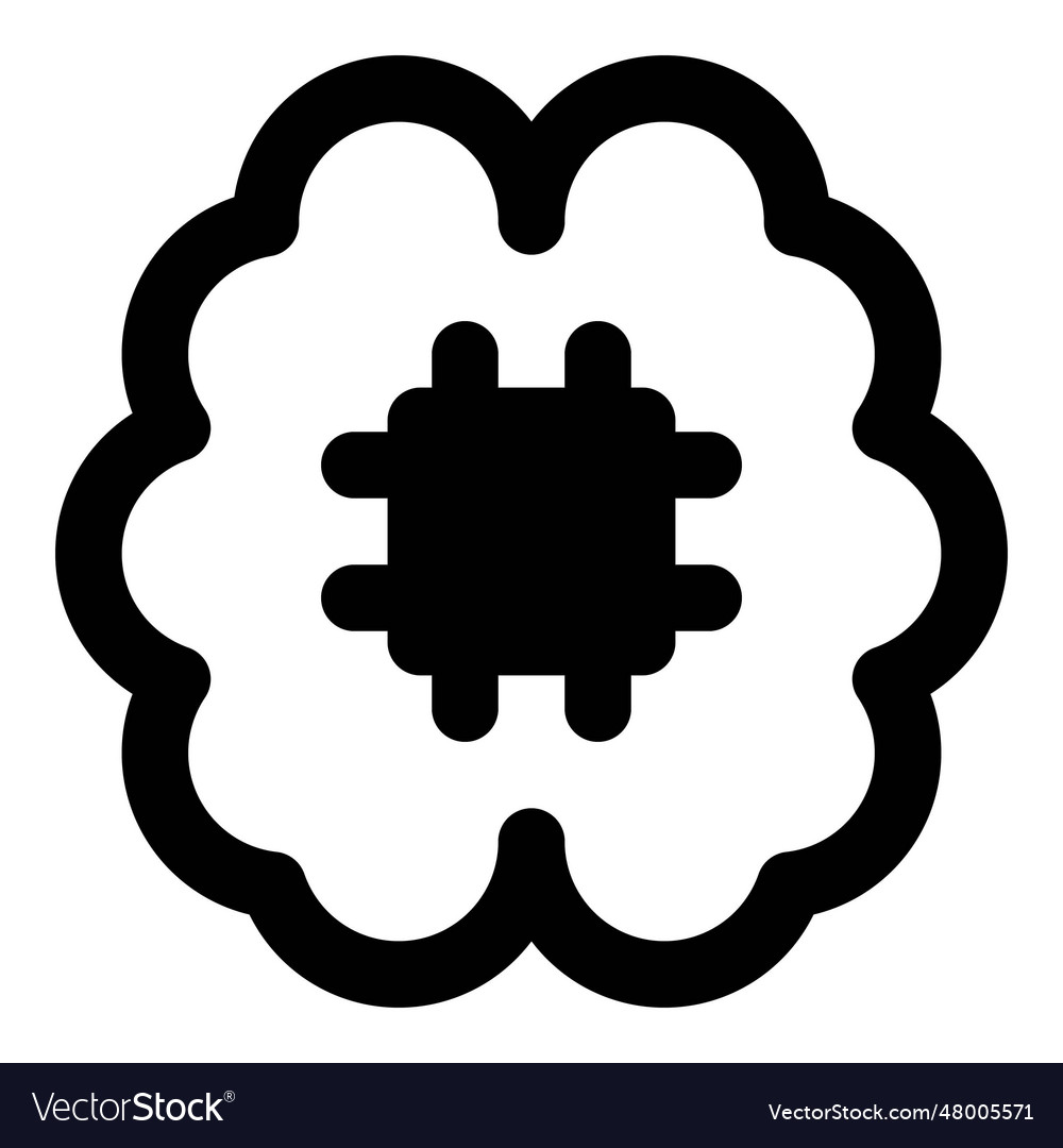 Mikrochip zur Ausführung von systembasierten Aufgaben vector image Mikrochip zur Ausführung von systembasierten Aufgaben