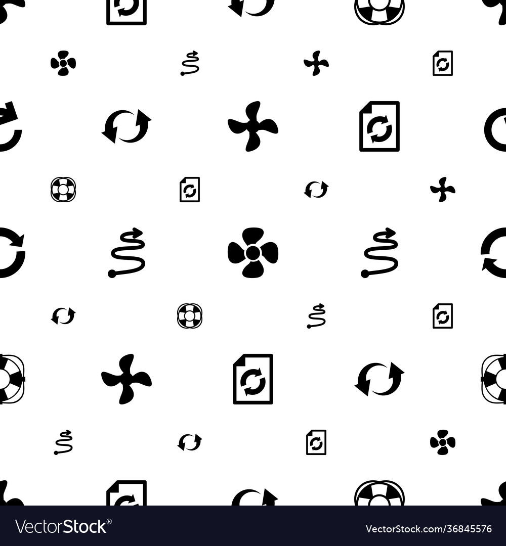 Rotation icons pattern seamless white background