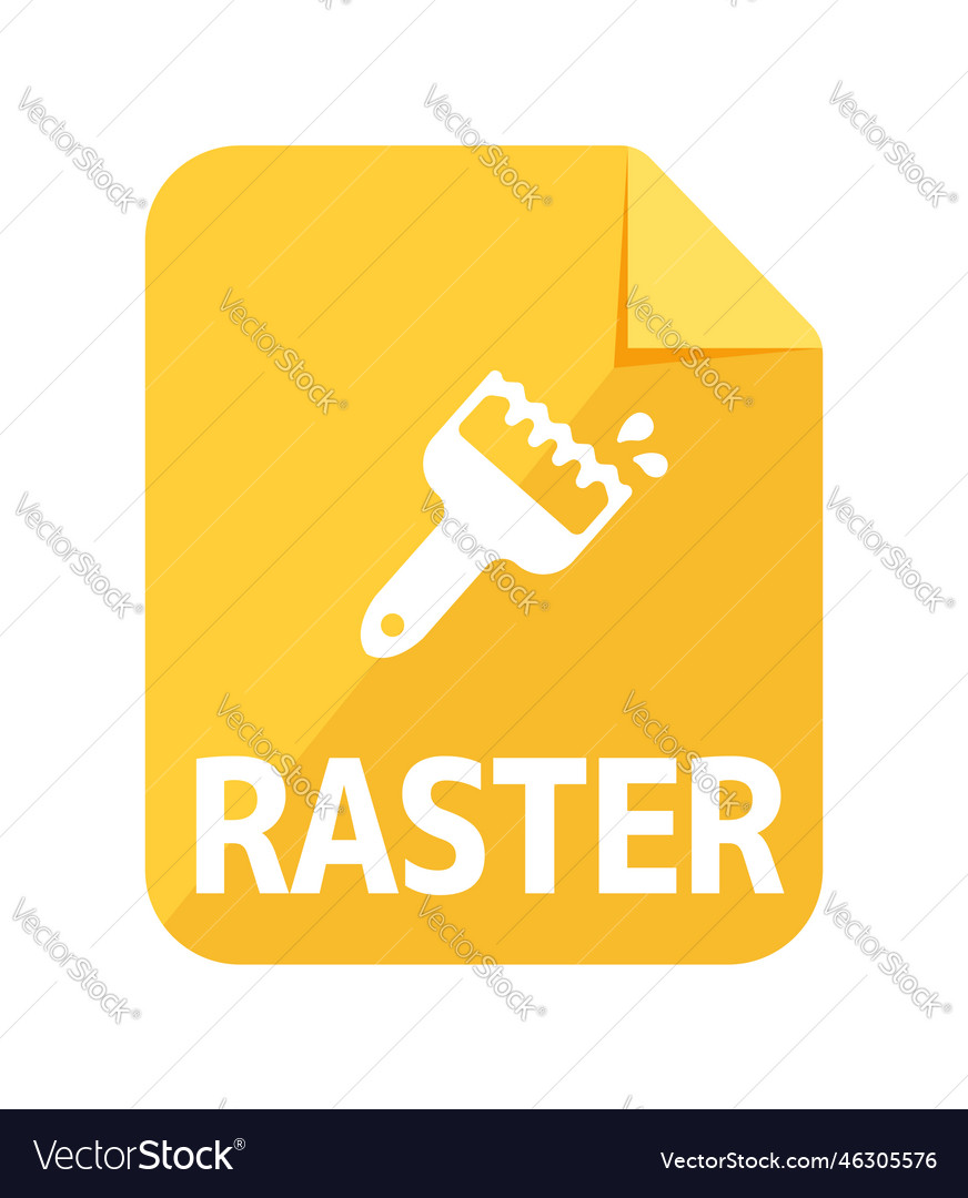 Various file type icon raster vector image Various file type icon raster