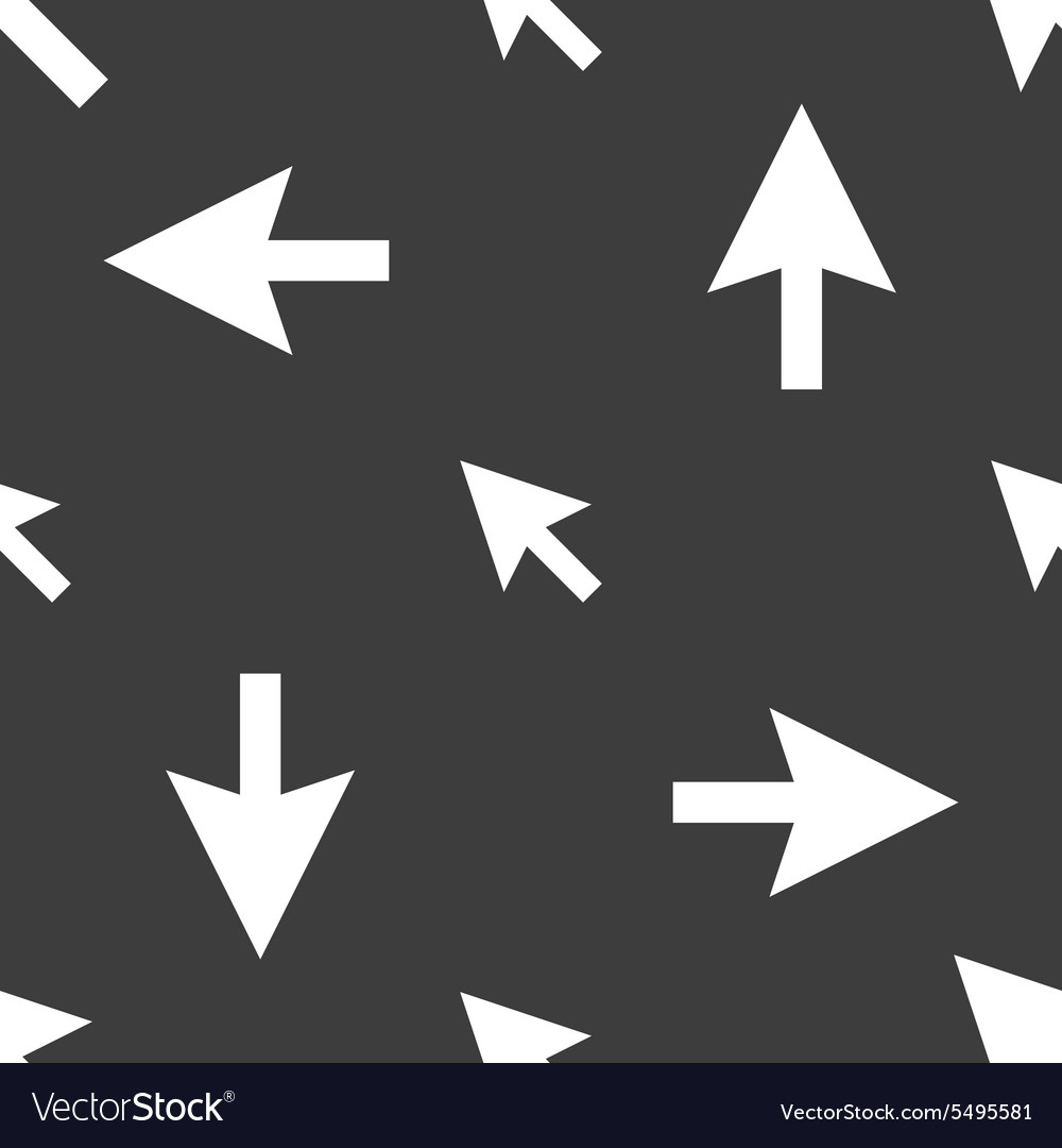 Arrow cursor computer mouse icon sign seamless