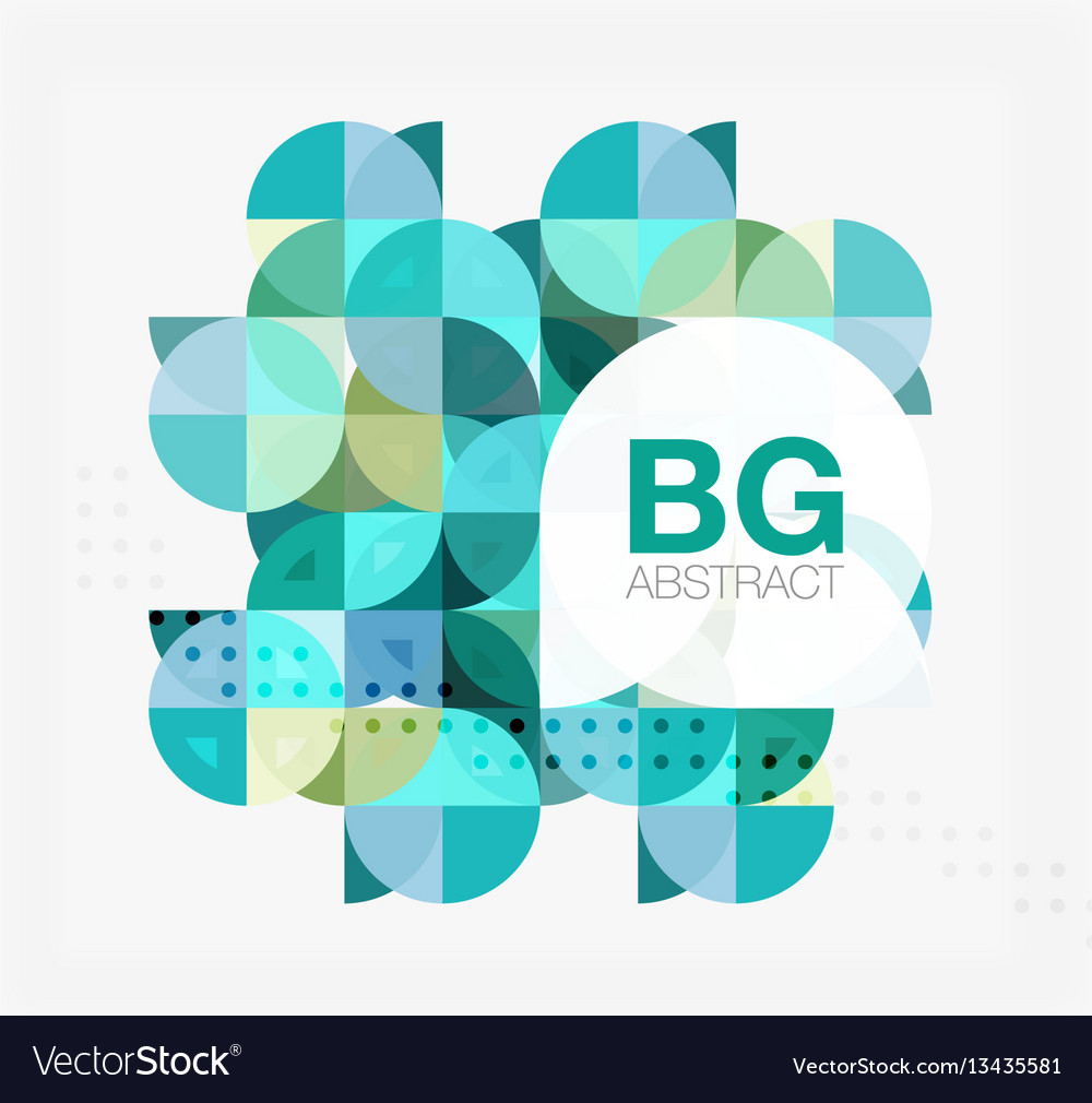 Minimalistic circle composition background vector image Minimalistic circle composition background