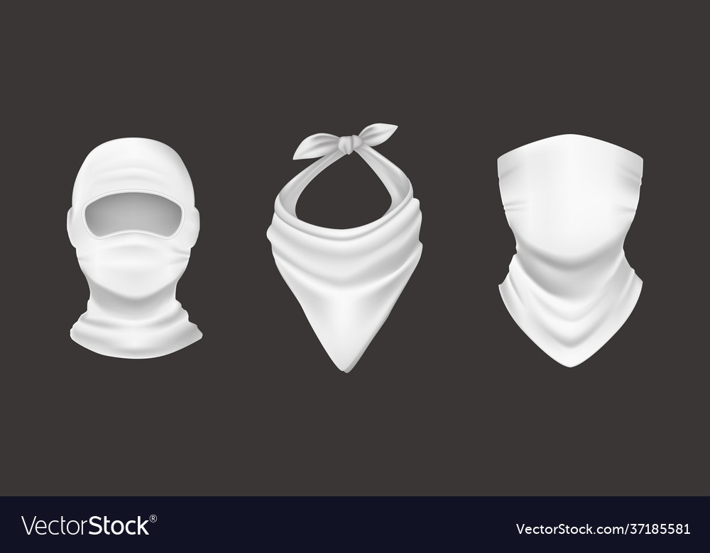 Realistic biker and cowboy clothing isolated vector image Realistic biker and cowboy clothing isolated