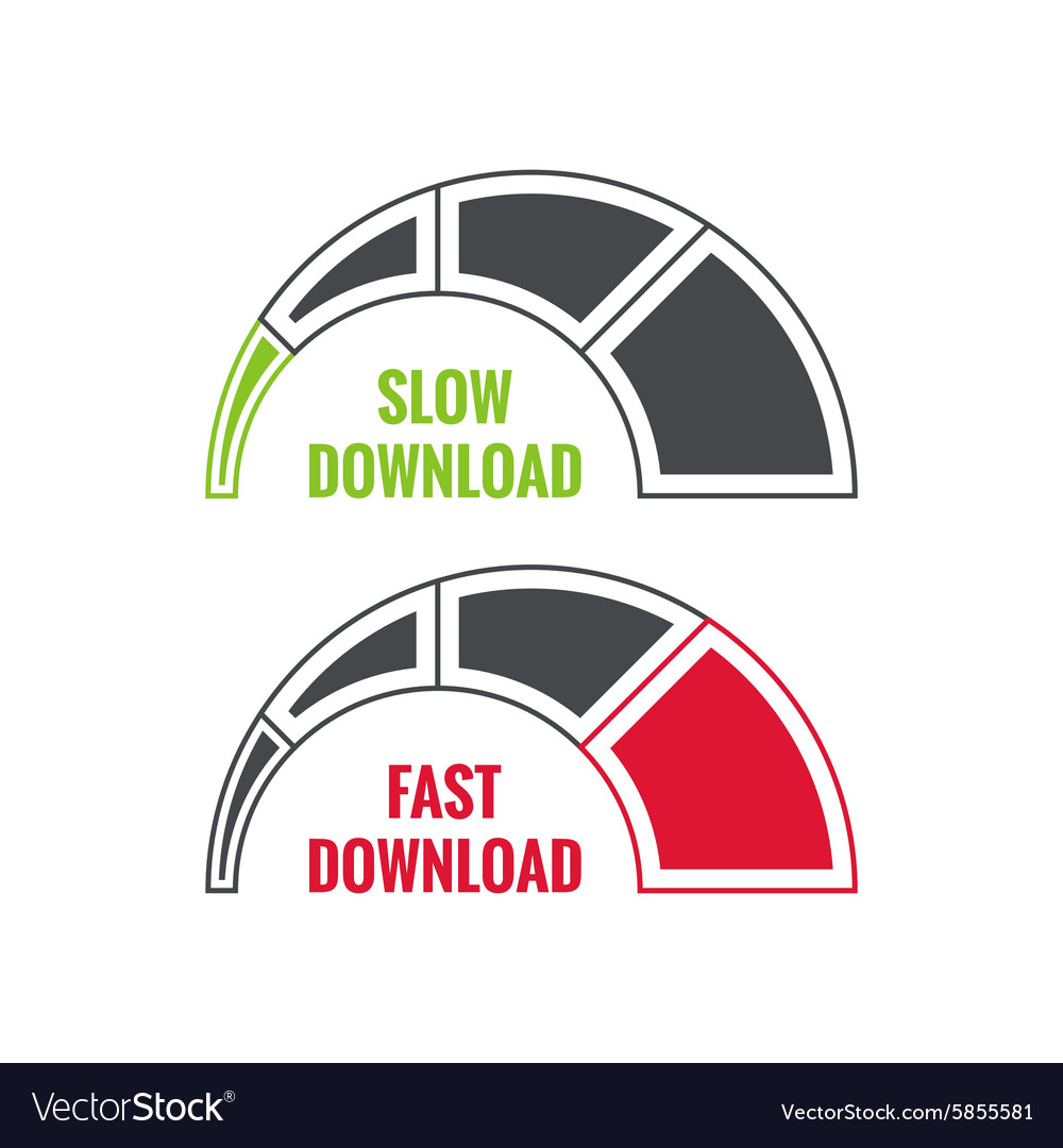 Set of indicators loading Royalty Free Vector Image