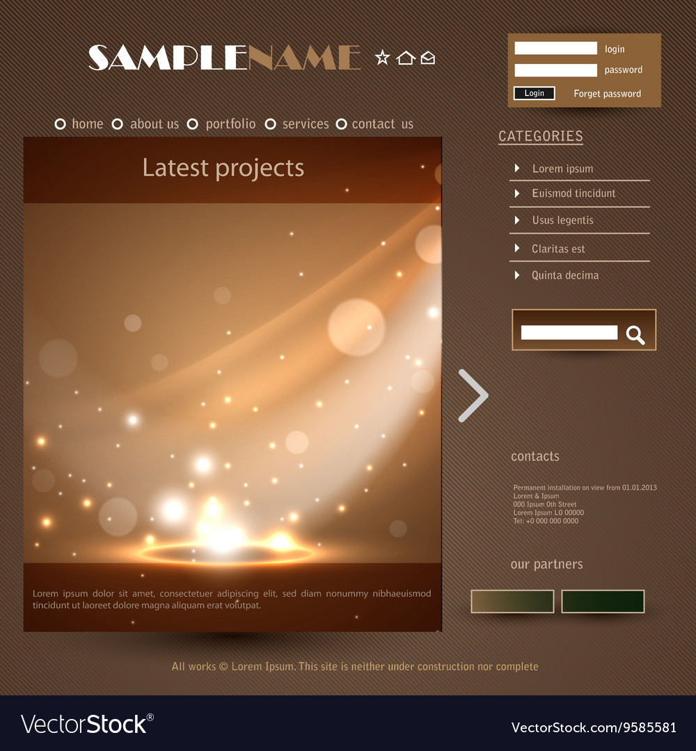 Web design frame