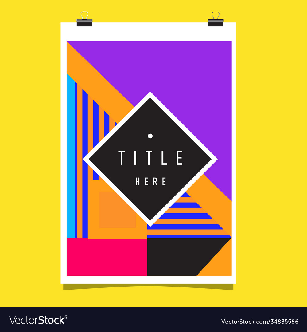 Abstract colorful geometric pattern background vector image Abstract colorful geometric pattern background