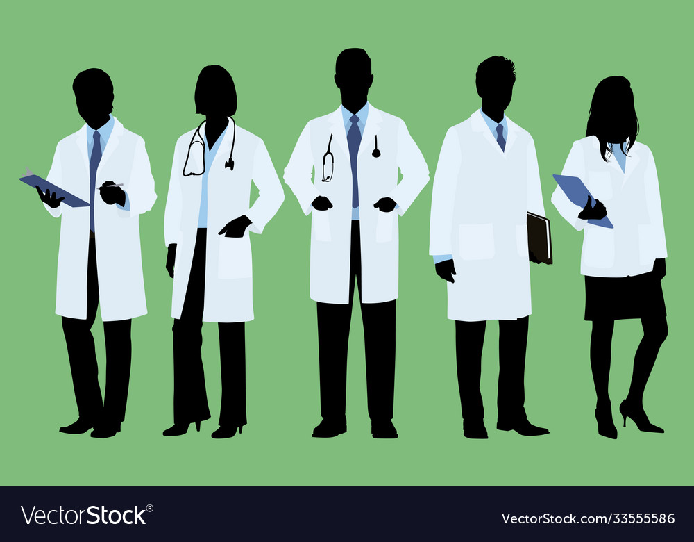Doctors in lab coats