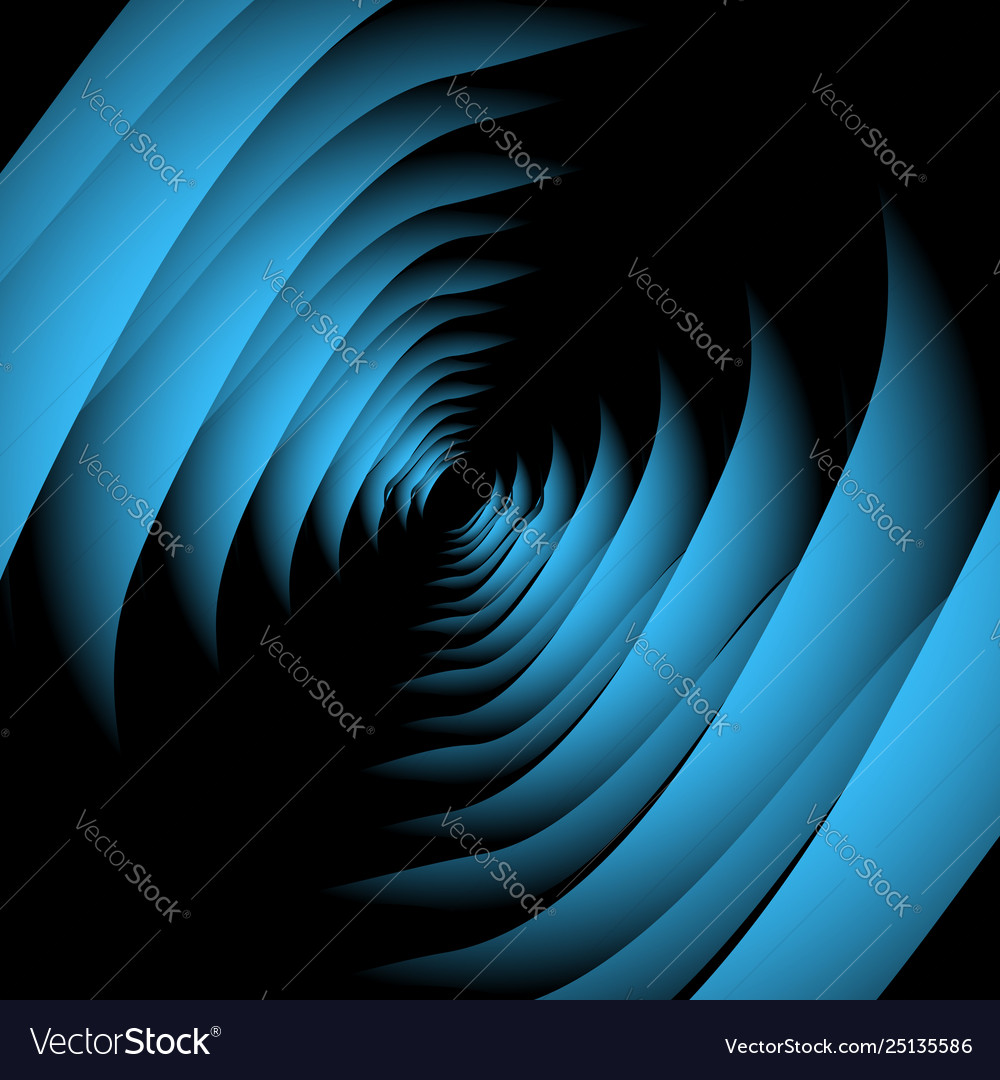 Fractal glowing background with depth
