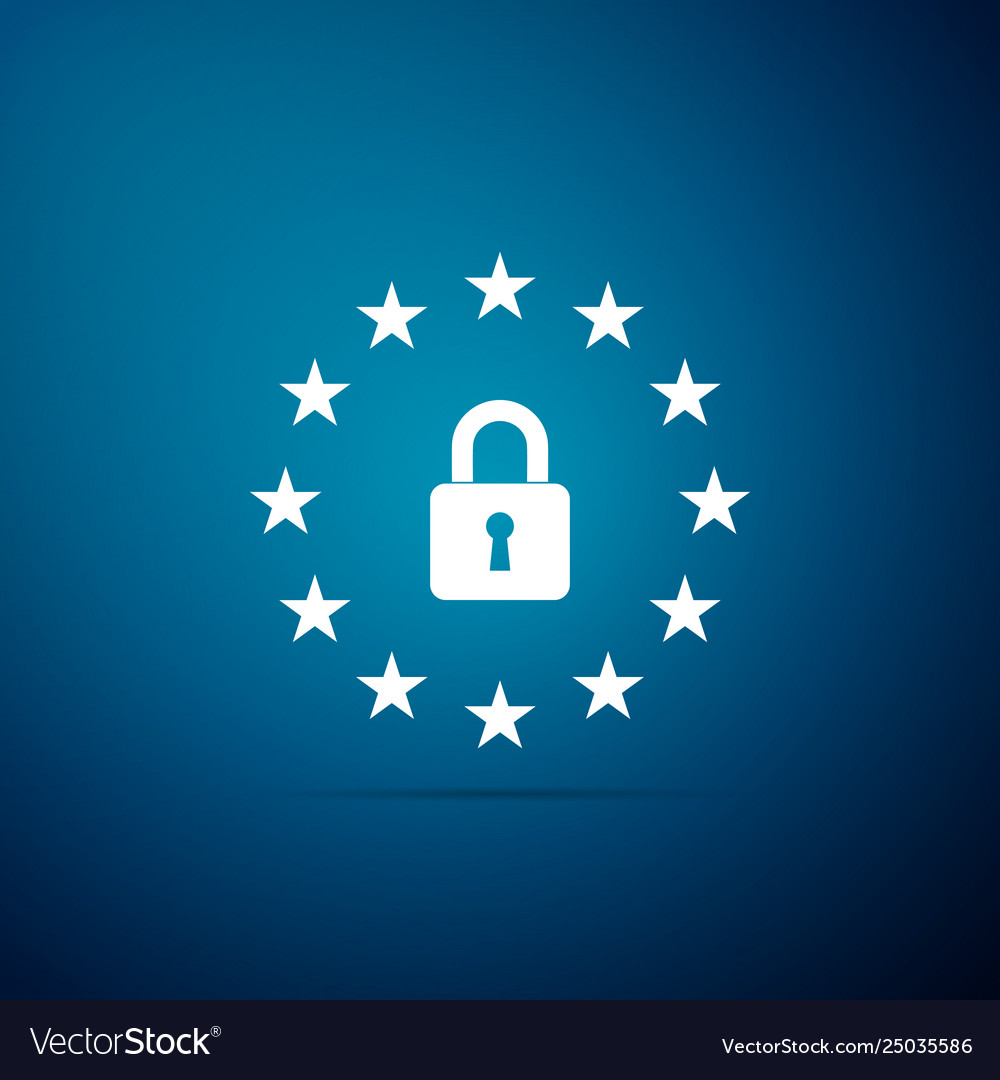 Gdpr - general data protection regulation icon Vector Image