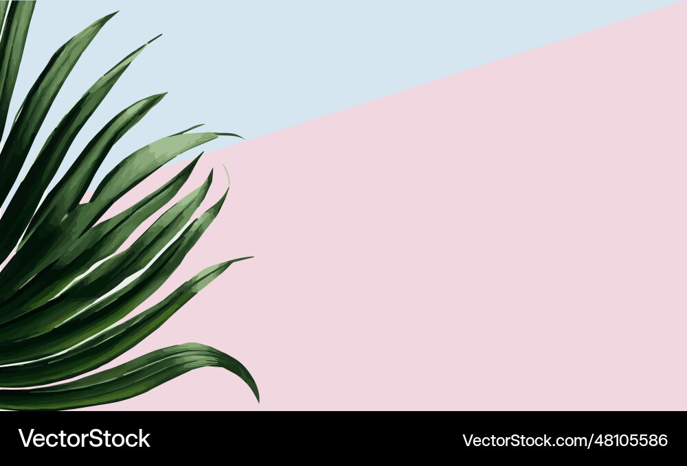 Green leaf background Royalty Free Vector Image