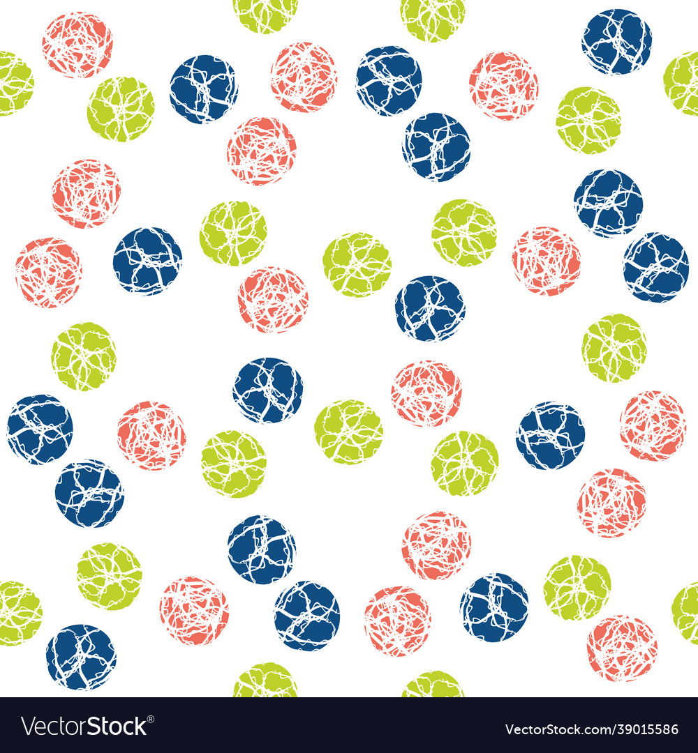 Marble effect circles seamless pattern