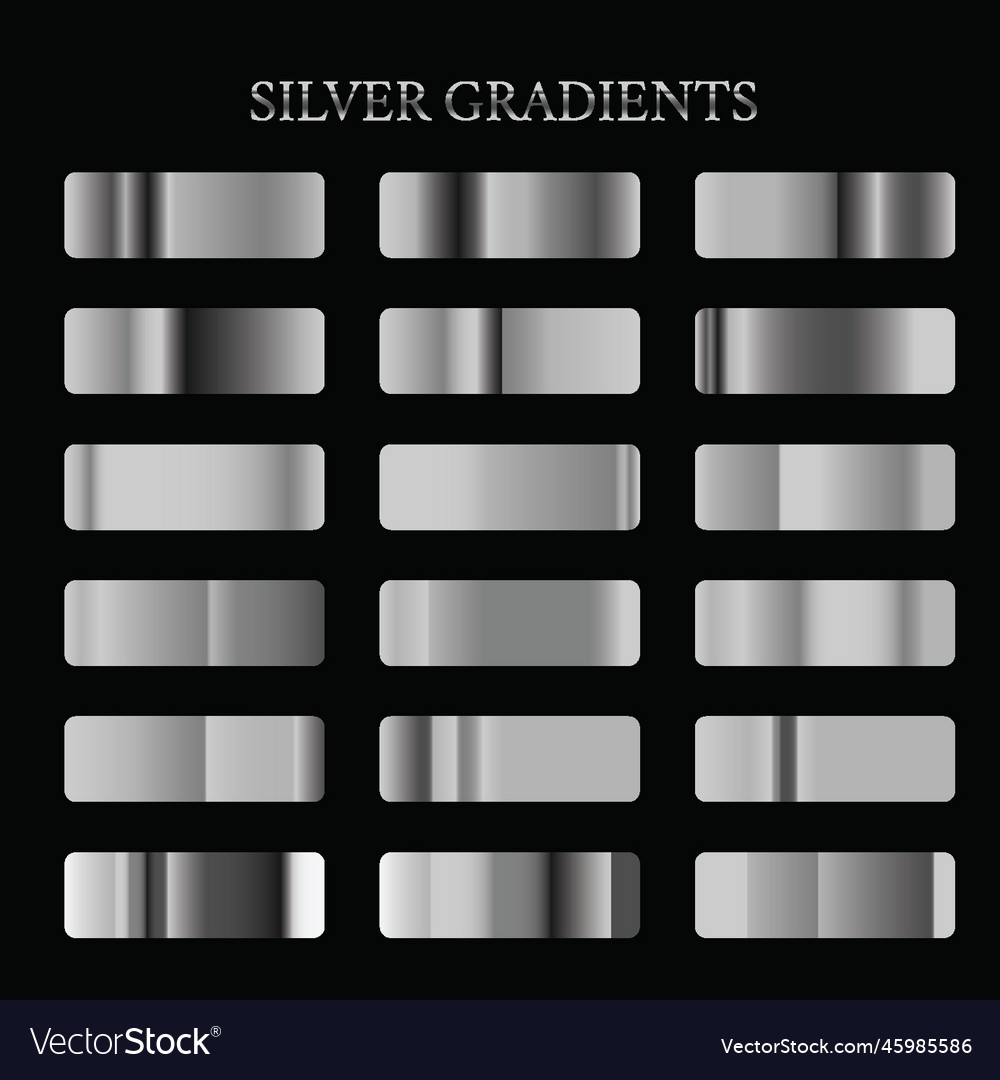 Silver gradient free download Royalty Free Vector Image