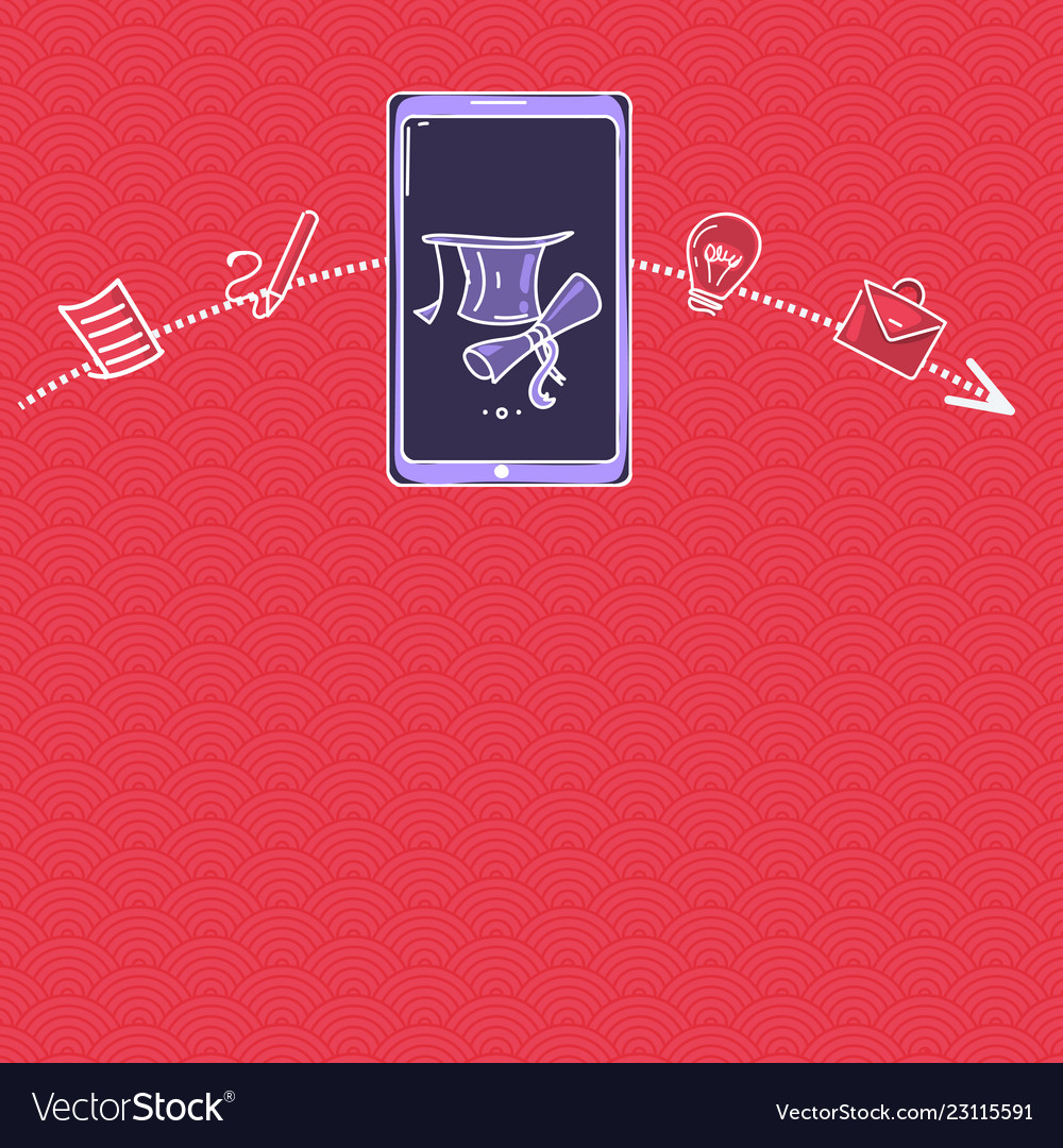 Flat design empty esp template vector image Flat design empty esp template