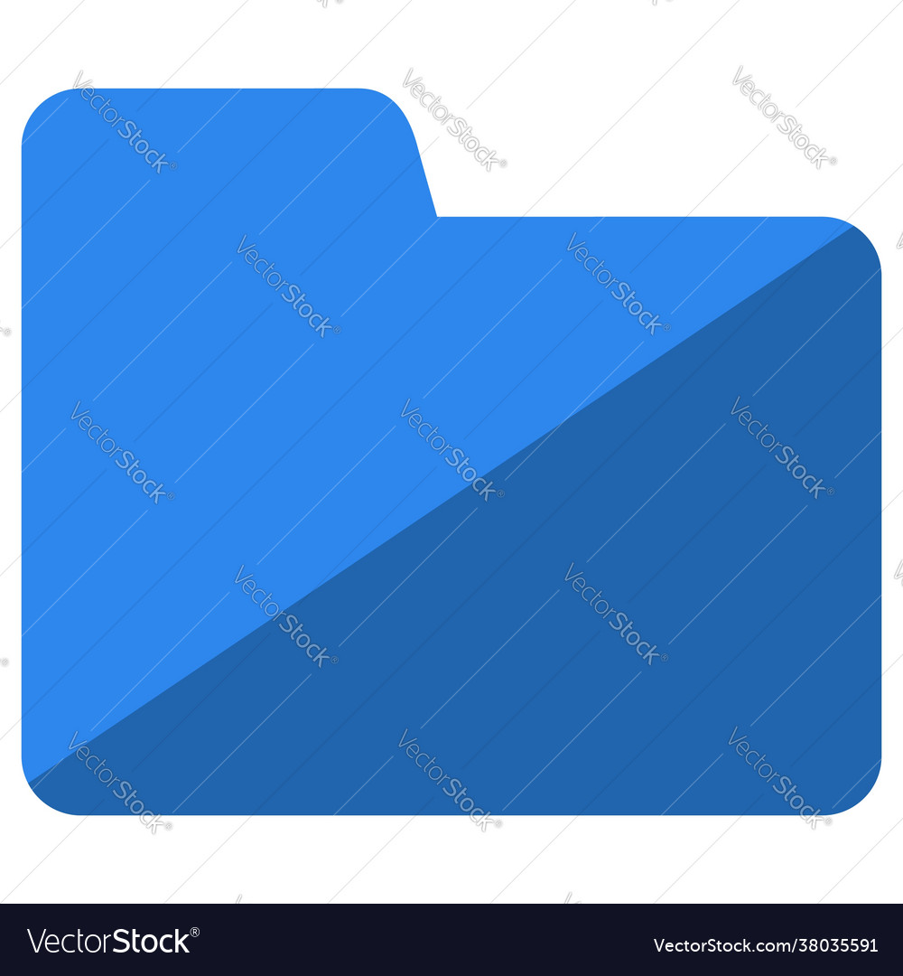 Flat simple folder icon