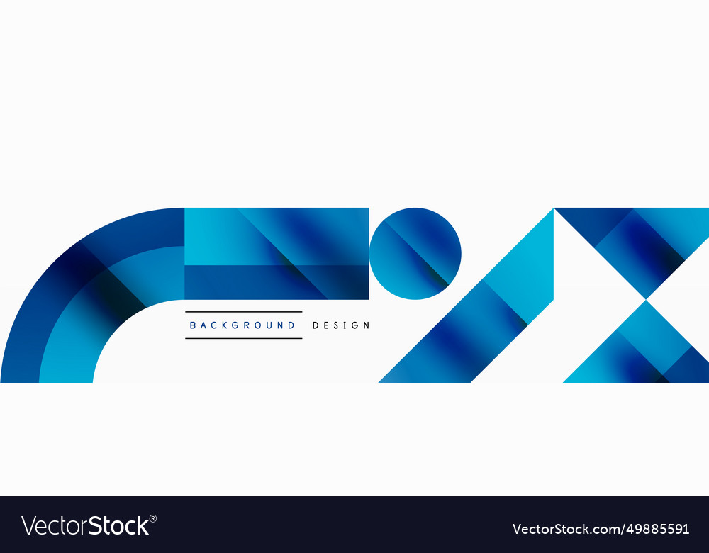Geometric background with squares triangles vector image Geometric background with squares triangles