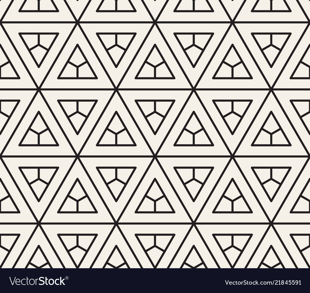 Geometric Line Pattern - Abstract Tile