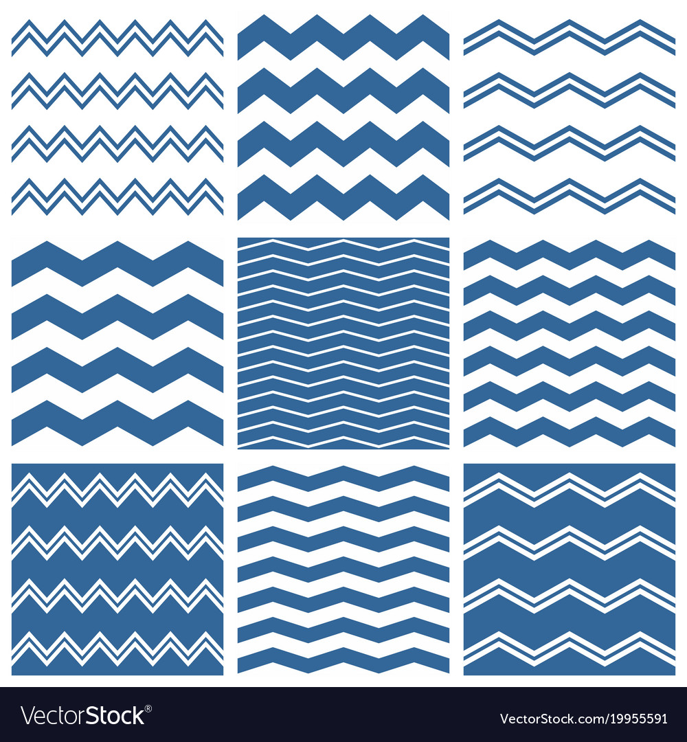 Sailor Zigzag Chevron Pattern
