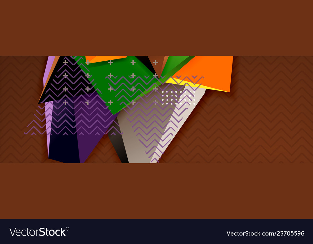 3d triangular shapes abstract background