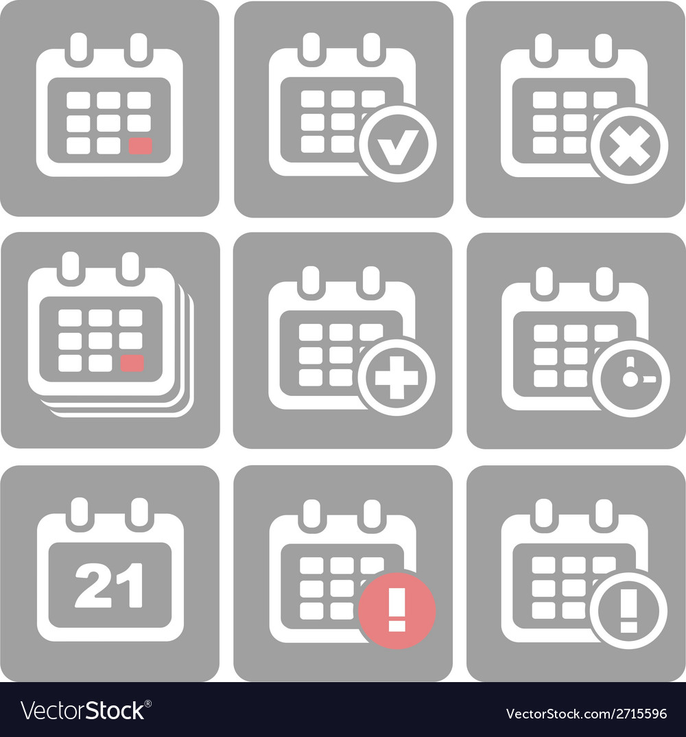 calendar icons