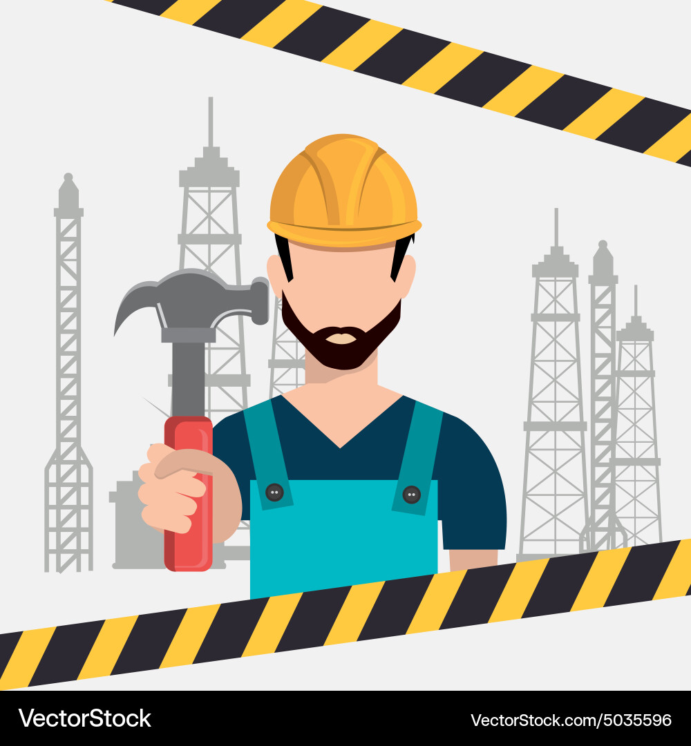 Construction design Royalty Free Vector Image - VectorStock