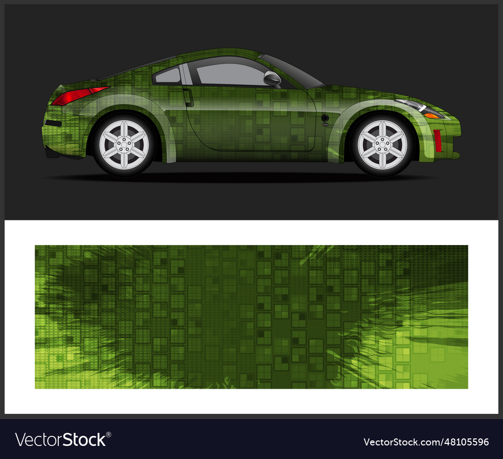Ford truck wrap design or car wrap design Vector Image