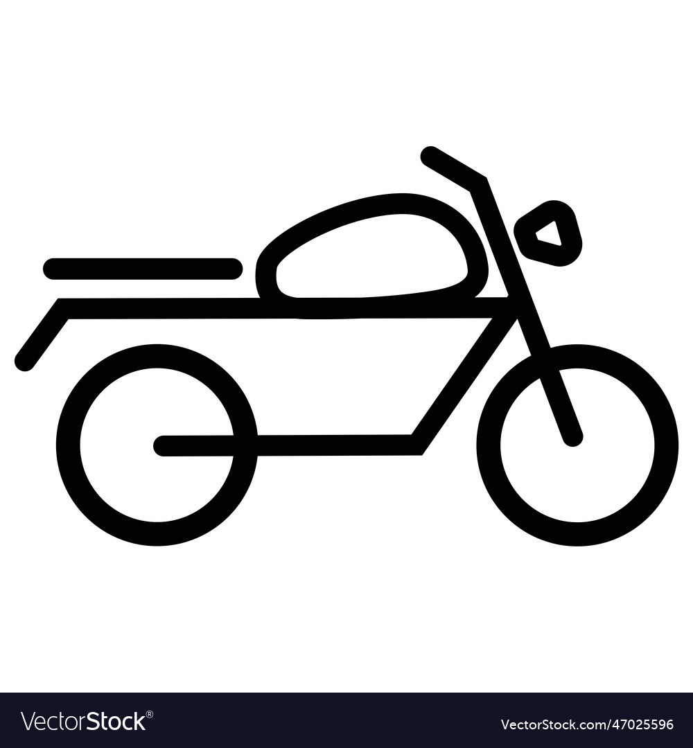 Motorcycle icon Royalty Free Vector Image - VectorStock